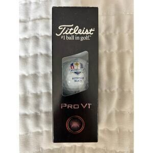 Titleist Pro V1 Ryder Cup 2025 Beth Page Black Golf Ball Sleeve